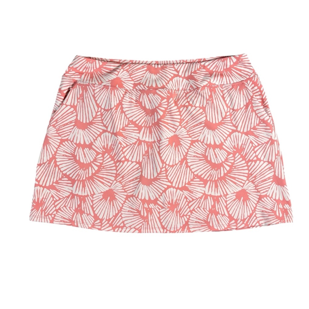 Tommy Bahama Golf Women's Pink/White Athletic Skort Size Large